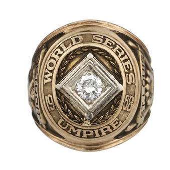1968 World Series Umpire’s Ring (Tom Gorman)